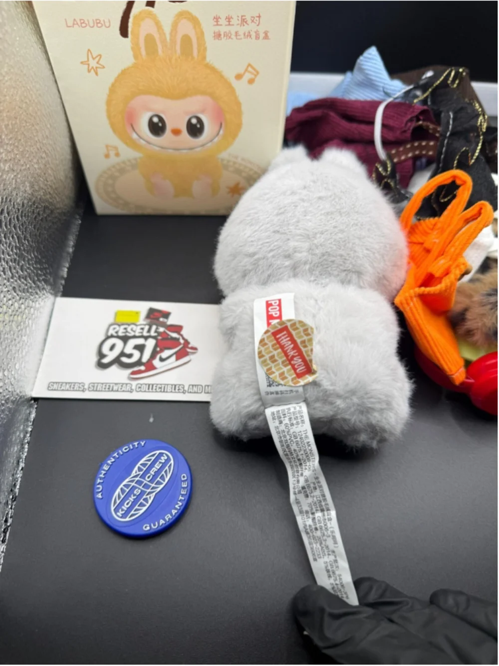 Pop Mart Labubu Have A Seat HEHE Figure + Free Accessory